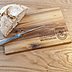 Frühstücksbrett aus Akazie, 23 x 15 x 1 cm, individuelle Lasergravur