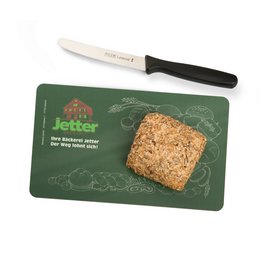 Resopal Frühstücksbrettchen mit Werbedruck