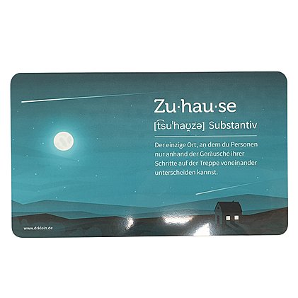 Werbe-Frühstücksbrettchen aus Resopal