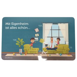 Werbe-Frühstücksbrettchen aus Resopal vollflächig bedruckt