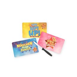 Frühstücksbrettchen bedruckt als Werbeartikel