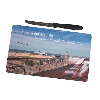 Frühstücksbrettchen mit dem Wunschmotiv bedruckt von Hotel Hübner