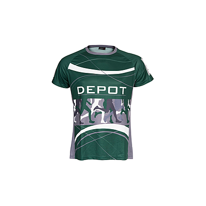 Individuelles Laufshirt mit Allover-Druck