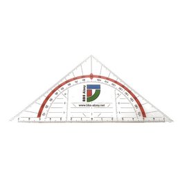 Unzerbrechliches flexibles bedrucktes Geometriedreieck 