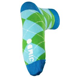 Design-Werbesocken mit Logo-Einwebung auf der Sohlenseite, made in Europe