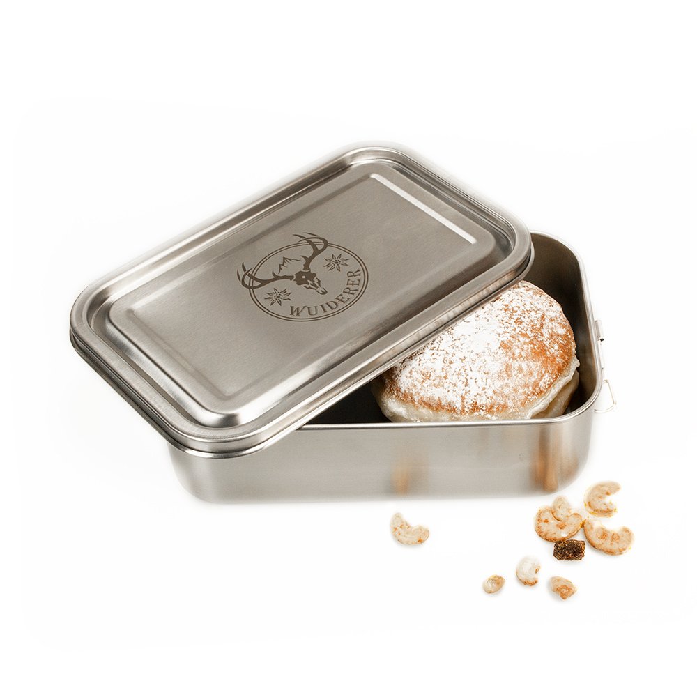 Werbe-Lunchbox edelstahl mit individueller Lasergravur