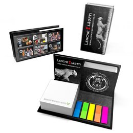 Notizblock in individuell bedruckbarer Hardcover-Box