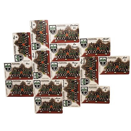 Bedrucktes FrühstücksbrettchenTUS-Geretsried mit Spielernamen und -nummer individuell personalisierbar