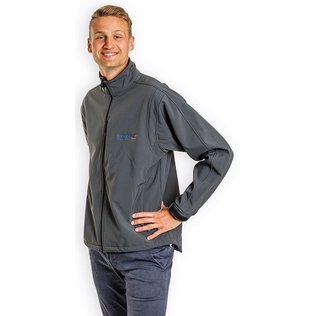 Softshell-Jacke mit Logostick