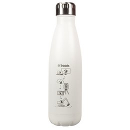 Hochwertige Metall-Trinkflasche: die doppelwandige Vakuum-Thermosflasche MOOSE mit individueller Logo-Lasergravur!