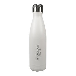 Moose Thermos-Trinkflasche in weiß mit individueller Gravur