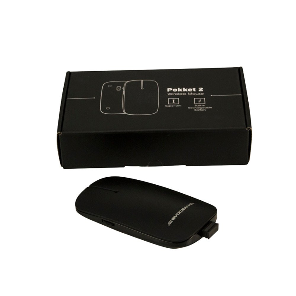 Hochwertige Marken Pocket 2 Computer Mouse mit individuellem LED Leucht-Logo