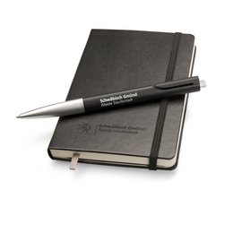 Werbe-Geschenkset mit LAMY Kugelschreiber und MOLESKINE Notizbuch