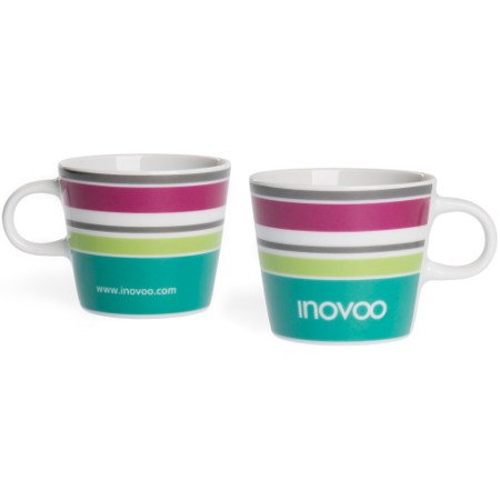 Mit Stil genießen: Hochwertige Espresso-Tasse aus Porzellan mit individuellem Druck als Werbemittel