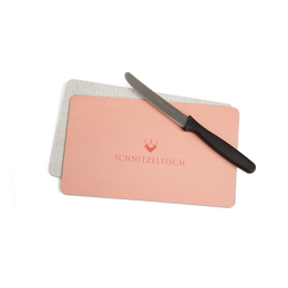 Hochwertiges Resopal-Frühstücksbrett mit Werbedruck für Liganova