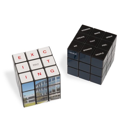 Das Original, Rubik's Zauberwürfel individuell bedruckbar mit Firmenwerbung