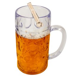 Holz-Wäscheklammer mit individueller Namens-Lasergravur