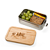 Individuelle Werbe-Lunchbox-mit bedruckbarem Bambusdeckel