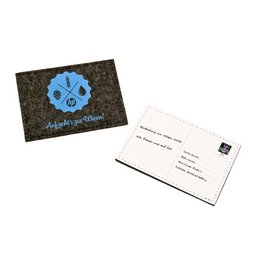 Individuell bedruckbare Postkarte aus Filz Einladung zur Wiesn von der Ingram Micro