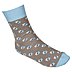 Individuell personalisierbare Logo-Socken mit Kartonreiter