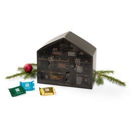 Ritter Sport Adventskalender Haus, individuell bedruckt