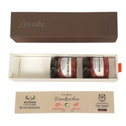 Werbemittel Dankebox individuell zusammengestellt