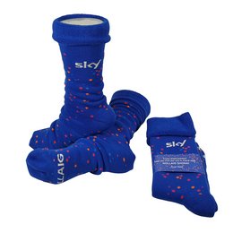 Individuell gewebte Kuschelsocken als Geschenk für Mitarbeiter zu Weihnachten