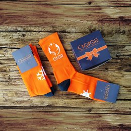 Individuell gestaltbare Logosocken