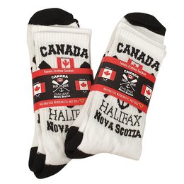 Individuell gestaltete Logo-Sportsocken mit Banderole