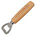 Werbe-Flaschenöffner aus Buchen-Holz mit Logo-Lasergravur