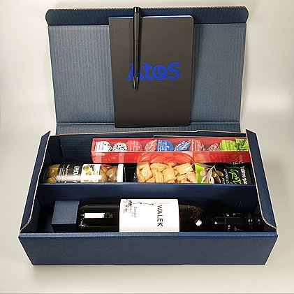 Individuelles Geschenkset verpackt in Geschenkkiste 