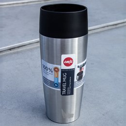 Gravierter Isolierbecher von Markenhersteller EMSA