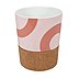 Werbebecher Cork Mug aus Porzella, umlaufendem Werbedruck