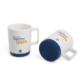 Kaffeetasse Porzellan mit Softpad, rundum individuell bedruckbar