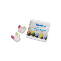 Katjes Veggie Grün-Ohr-Hasen als Osterwerbegeschenk für Sortimo International GmbH