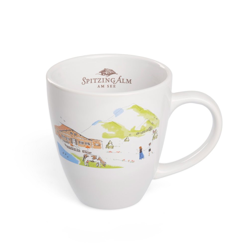 Werbe-Kaffeetasse "Atlanta" mittels spülmaschinengeeigneten eingebrannten Abziehbild im 4-Farbsatz 