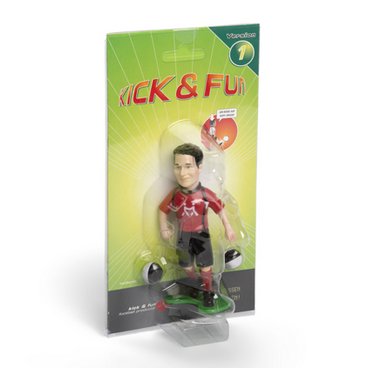 Tip-Kick-Spiel im bedruckten Set, einzeln verpackt