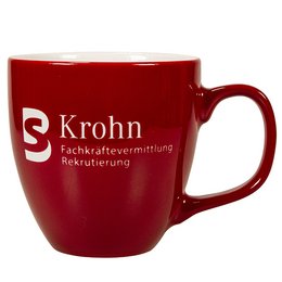 Hochwertige Jumbo Werbetasse, 450ml Fassungsvermögen, individuell gravier- oder glasierbar