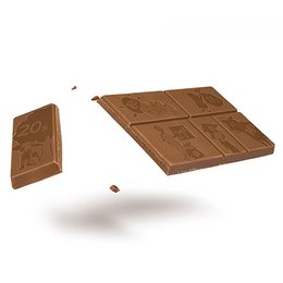 Klimaneutraler Werbeartikel: bedruckbare Werbeschokolade