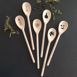 Kochlöffel aus Buchenholz in verschiedenen Varianten