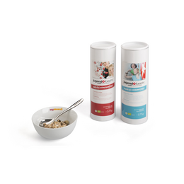 Köstlicher Bio-Müslimix von mymuesli mit individuell bedruckter Dose für Jugend Forscht