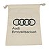 Baumwoll-Kordelzugbeutel mit Logo-Druck audi – Brotzeitsackerl