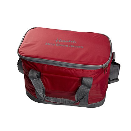 Auf der bedruckten Kühltasche ist viel Platz für Firmenwerbung 