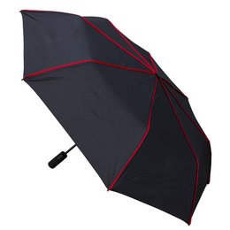 Ein Lächeln garantiert: Oversize Werbe-Marken-Schirm mit Logo-Wetlook-Druck(Logo-Druck wird erst sichtbar wenn der Schirm nass wird), Logo-Doming mit Auf-Zu-Automatik für Sonax