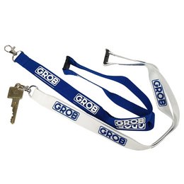 Schlüsselband mit Werbung bedruckt 20 mm mit Karabinerhaken und Kunststoffsicherheitsverschluss