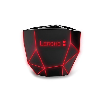 Marken-Bluetooth Werbe-Lautsprecher "Geo", tolle Haptik und Design mit farbiger LED Logo-Beleuchtung