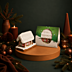 Lebkuchenhaus mit Werbeschuber als Verpackung mit Logo