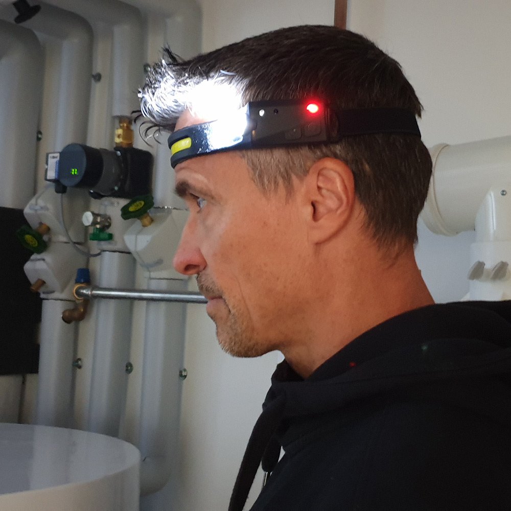 Werbe-Stirnlampe Spacelight