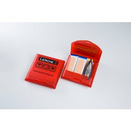 Lerche: Praktische Pflasterbox mit Logo-Druck als Event-Werbemittel