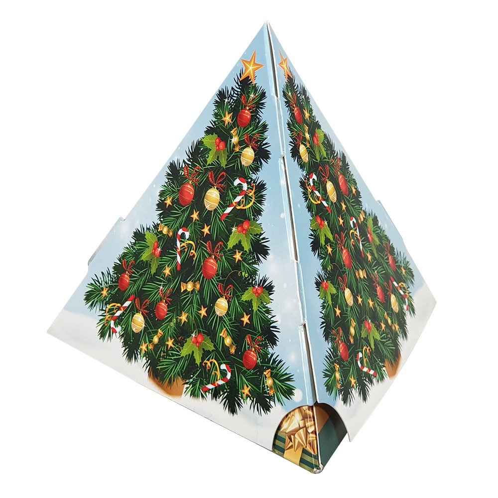 Kleine, nachhaltige und individuell gestaltete Weihnachtspyramide  